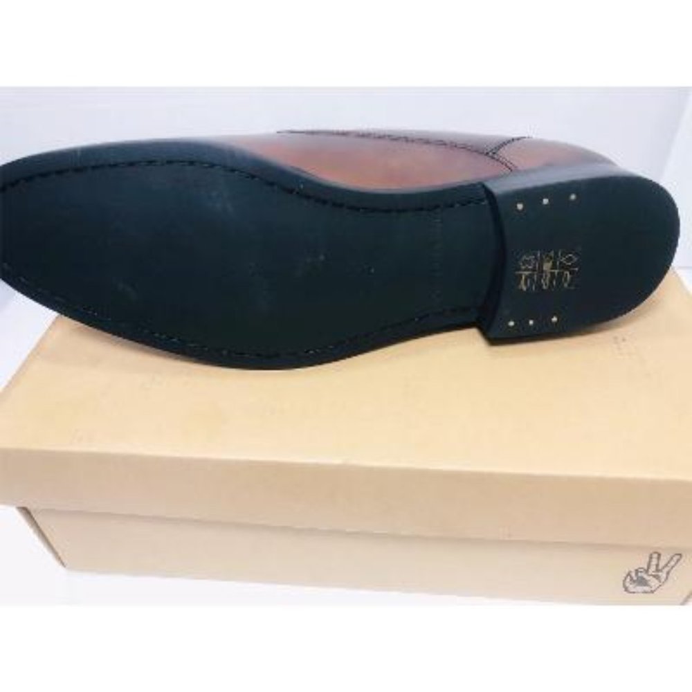 SOLD John Varvatos Star USA Brown Leather Derby - Picture 7 of 10